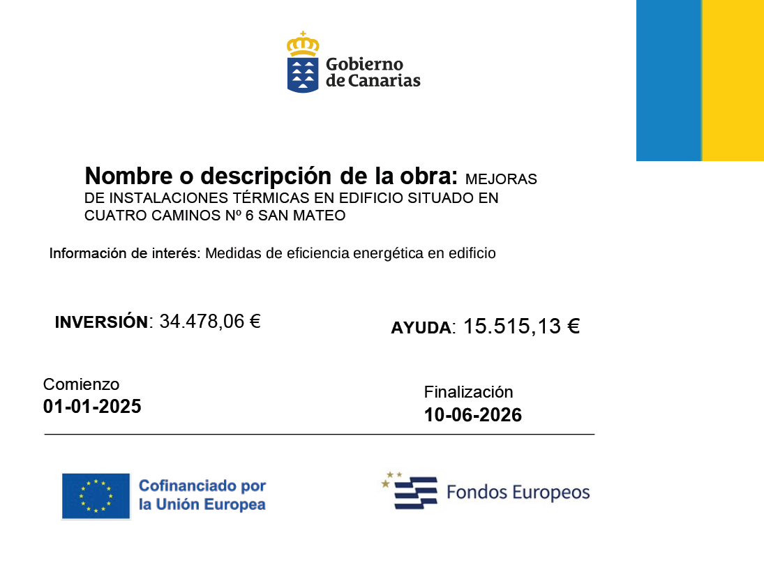 Cartel FEDER 2021-2027 Térmicas – Grupo Casta